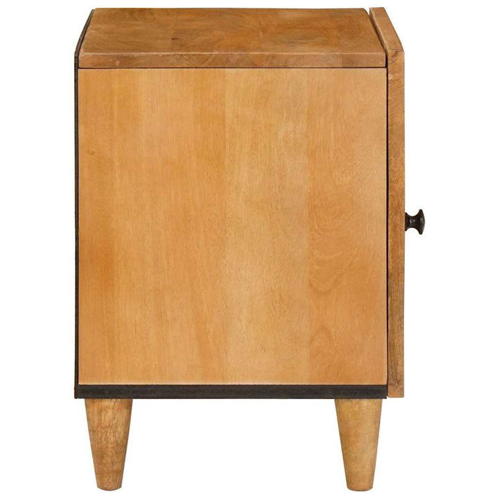 Sengebord 2 pcs Lysebrun 40 x 33 x 46 cm Massivt mangotræ