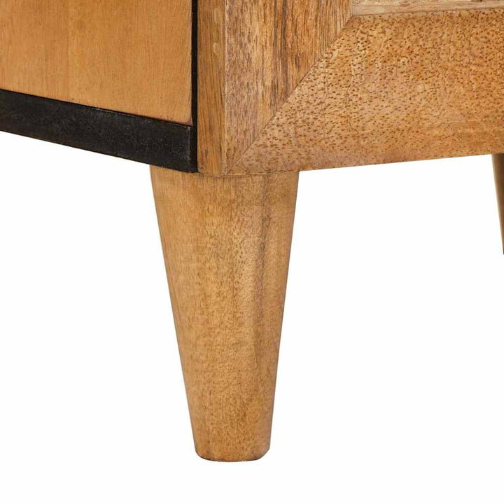 Sengebord 2 pcs Lysebrun 40 x 33 x 46 cm Massivt mangotræ
