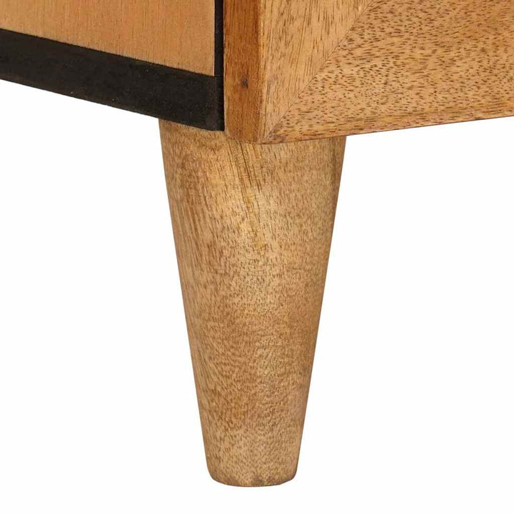 TV-skab med skuffe Lysebrun 70 x 33 x 46 cm Massivt mangotræ