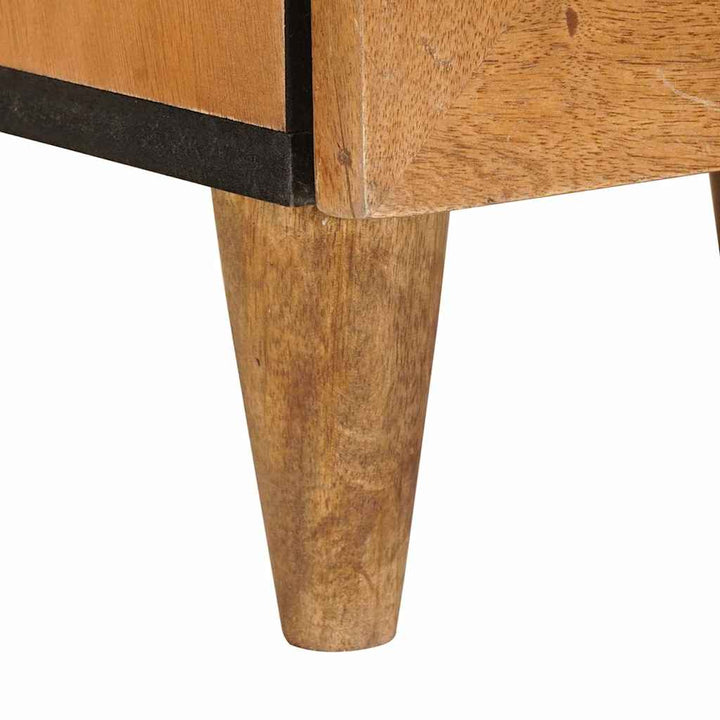 Sengebord 2 pcs Lysebrun 40 x 33 x 46 cm Massivt mangotræ