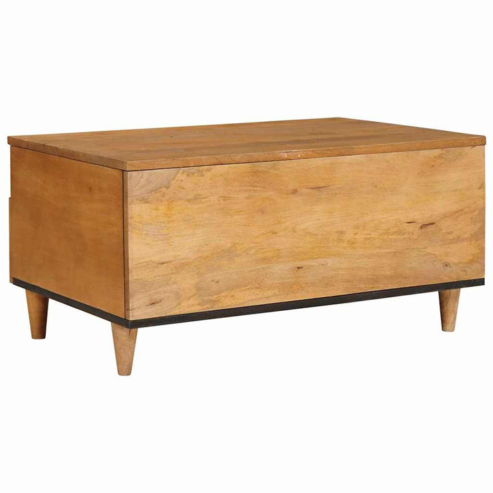 Sofabord med skuffe Lysebrun 80 x 54 x 40 cm Massivt mangotræ