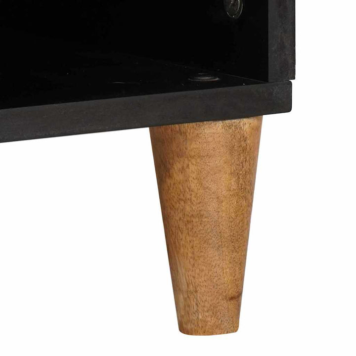 TV-skab med skuffe Lysebrun 105 x 33 x 46 cm Massivt mangotræ