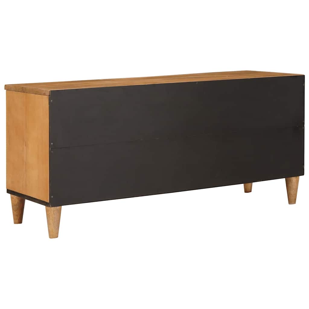 TV-skab med skuffe Lysebrun 105 x 33 x 46 cm Massivt mangotræ