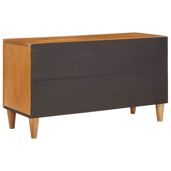 TV-skab med skuffe Lysebrun 80 x 33 x 46 cm Massivt mangotræ