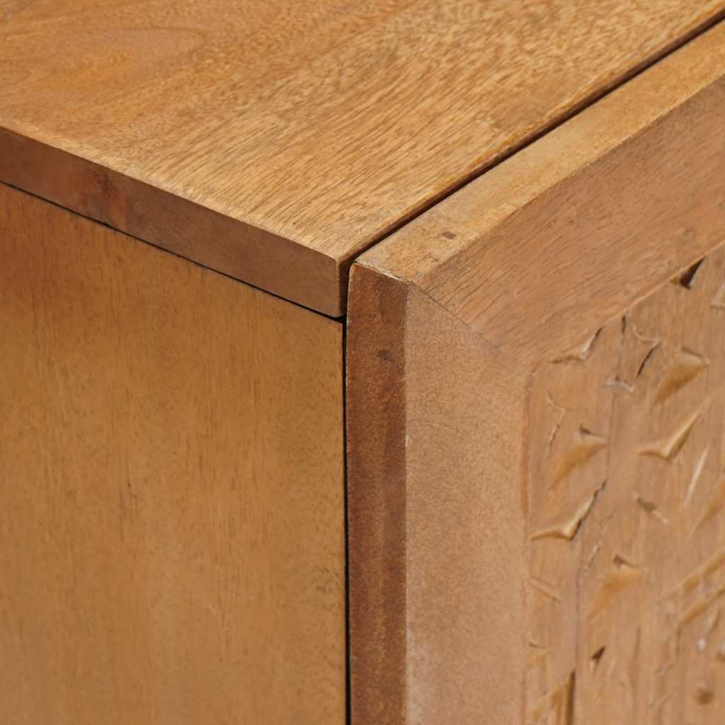 Badeværelsesskab Lysebrun 62 x 33 x 58 cm Massiv Mangotræ
