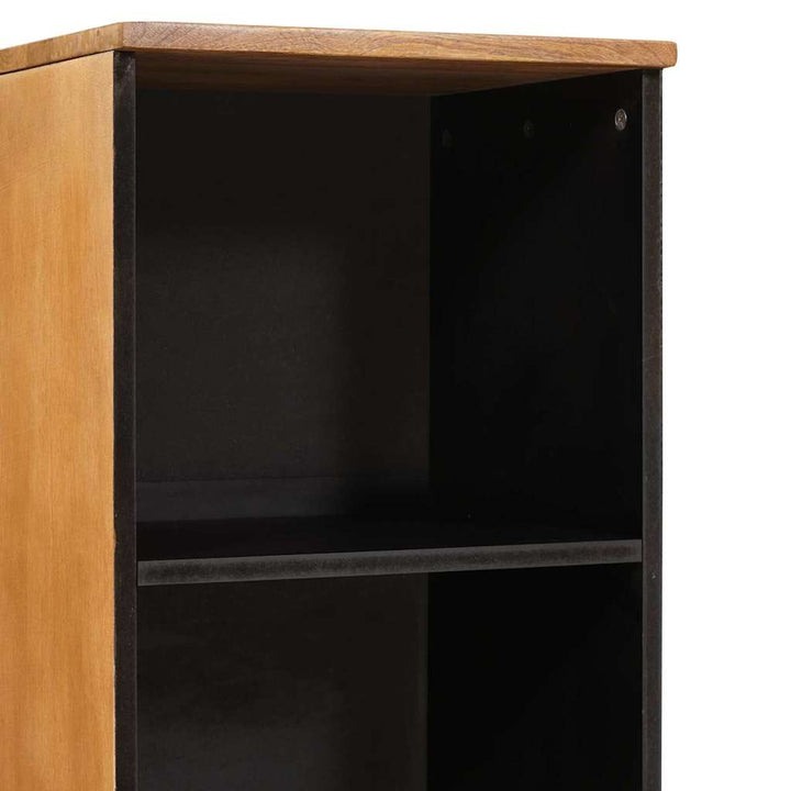 Badeværelsesskab Lysebrun 38 x 33,5 x 160 cm Massiv Mangotræ