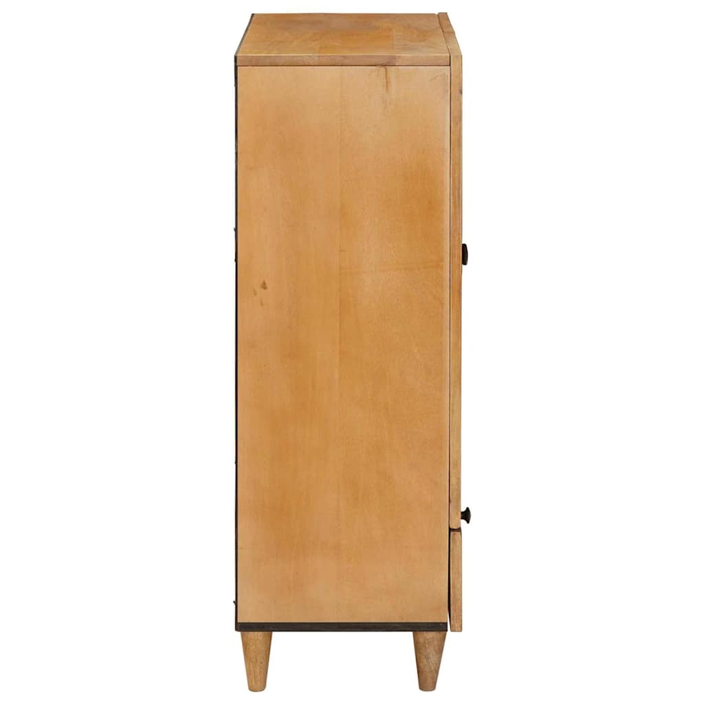 Highboard med skuffe Lysebrun 60 x 33 x 100 cm Massivt mangotræ