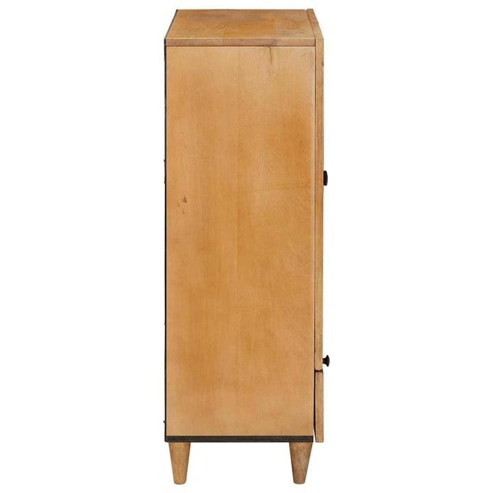 Highboard med skuffe Lysebrun 60 x 33 x 100 cm Massivt mangotræ
