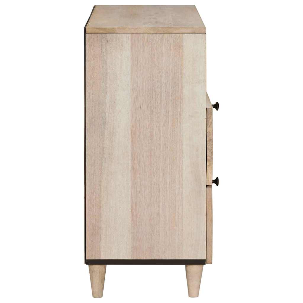 Sengebord med skuffe Beige 50 x 33 x 60 cm Massivt mangotræ