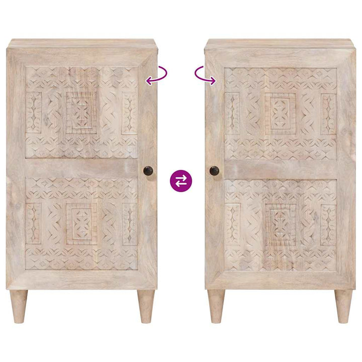 Sideboard Hvid 33.5 x 40 x 75 cm