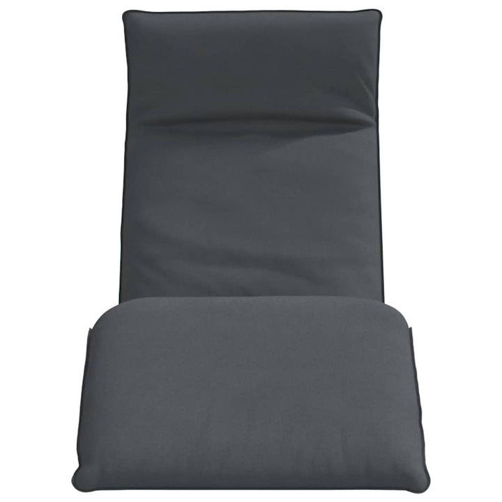 foldbar liggestol 175x54x8,5 cm oxfordstof antracitgrå