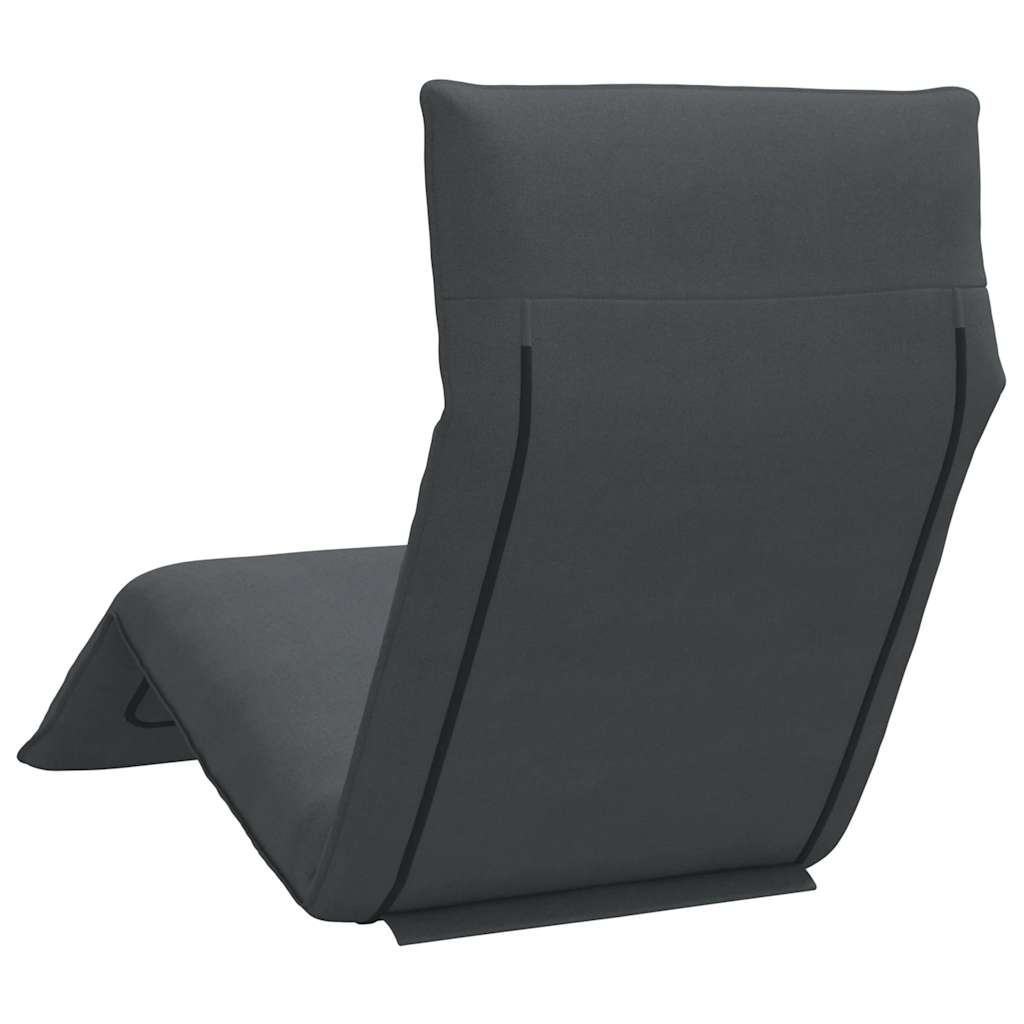 foldbar liggestol 175x54x8,5 cm oxfordstof antracitgrå