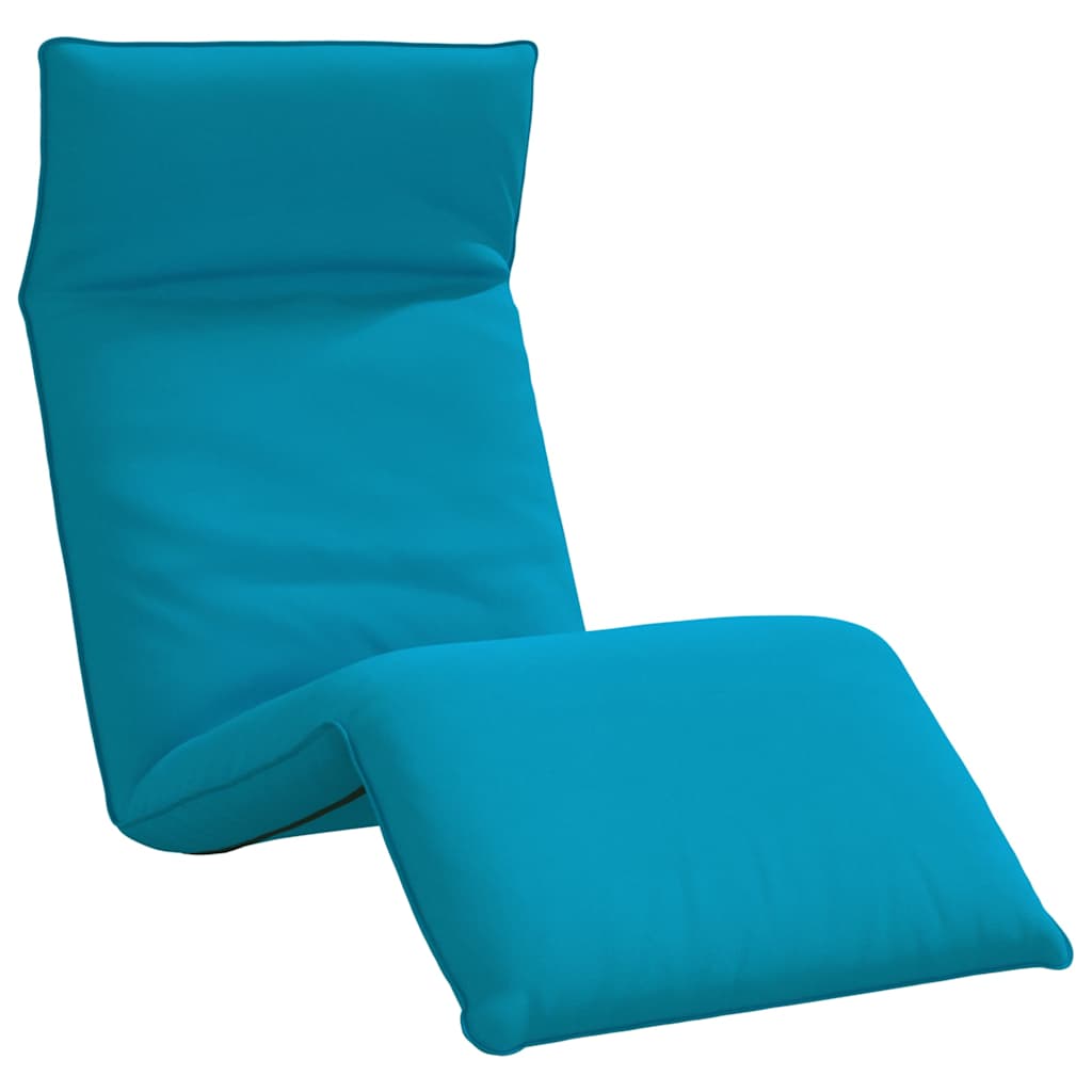 foldbar liggestol 175x54x8,5 cm oxfordstof lyseblå