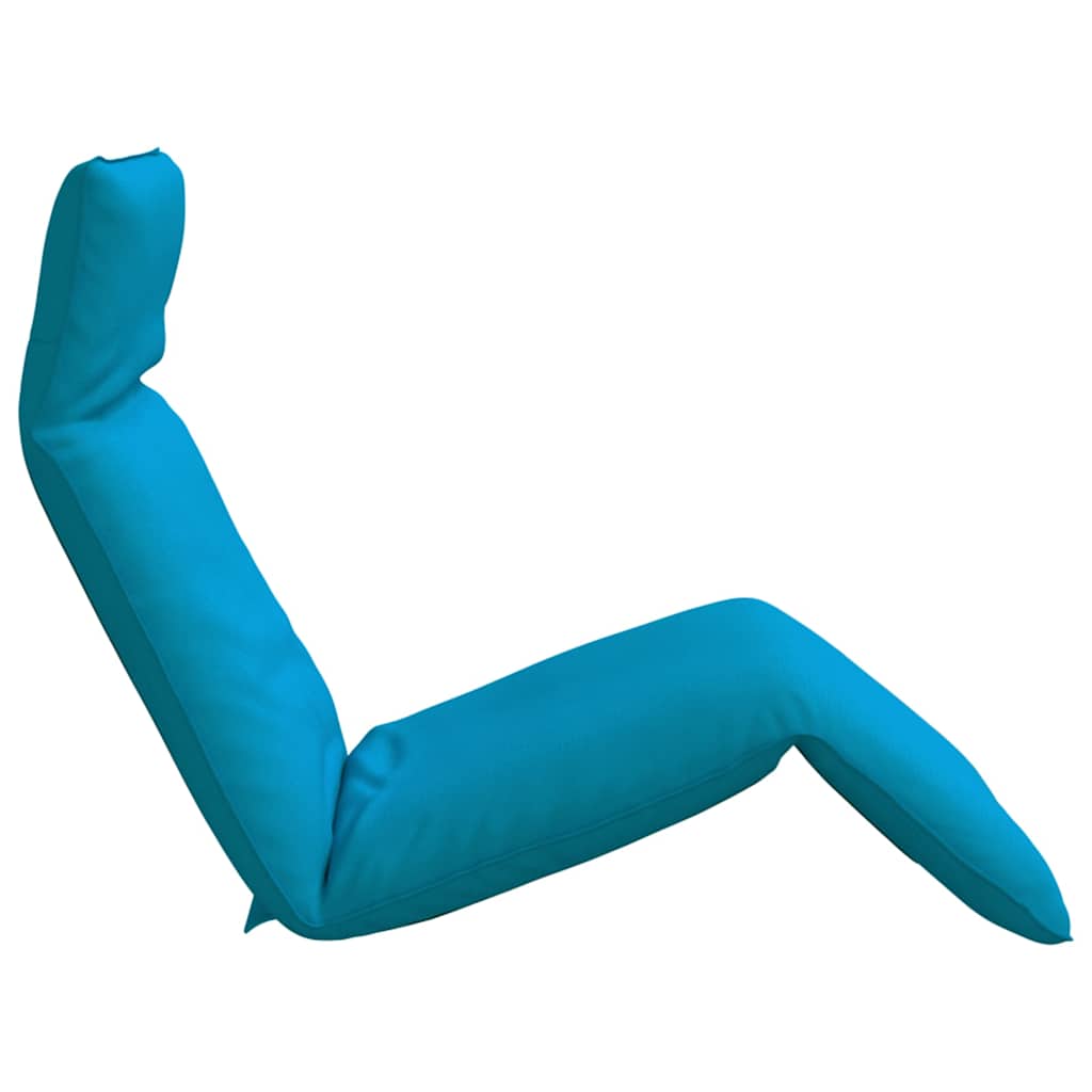 foldbar liggestol 175x54x8,5 cm oxfordstof lyseblå