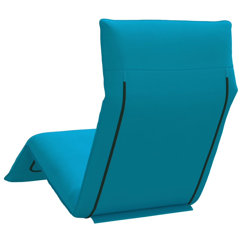 foldbar liggestol 175x54x8,5 cm oxfordstof lyseblå