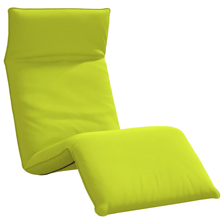 foldbar liggestol 175x54x8,5 cm oxfordstof lysegrøn