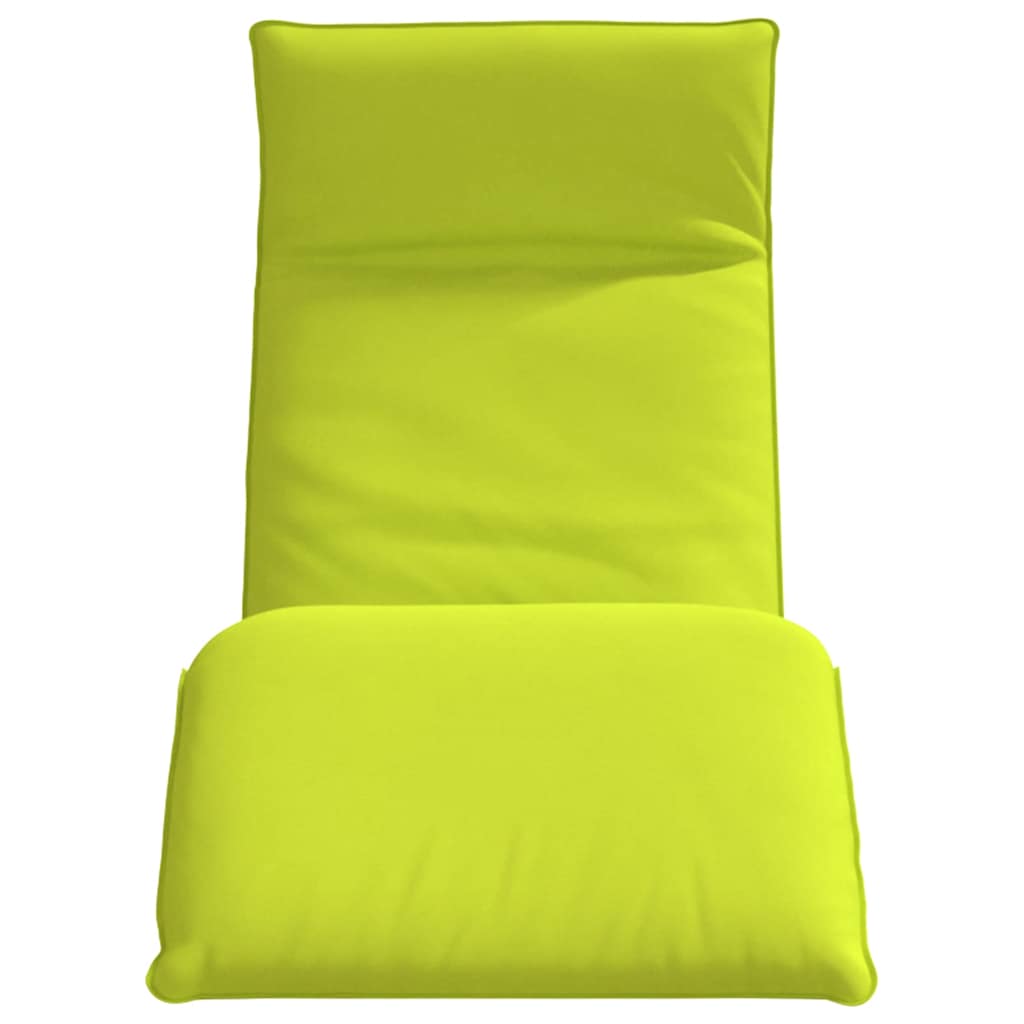 foldbar liggestol 175x54x8,5 cm oxfordstof lysegrøn