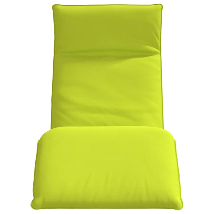 foldbar liggestol 175x54x8,5 cm oxfordstof lysegrøn