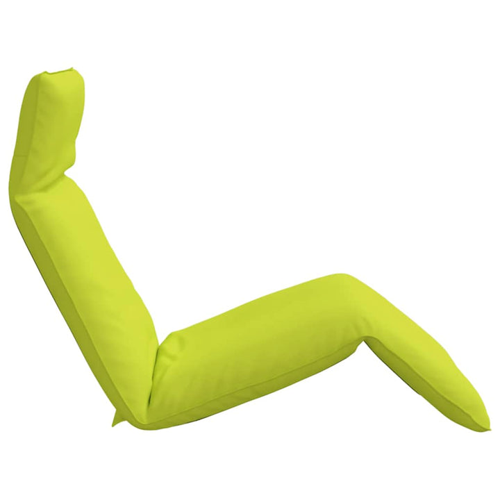 foldbar liggestol 175x54x8,5 cm oxfordstof lysegrøn