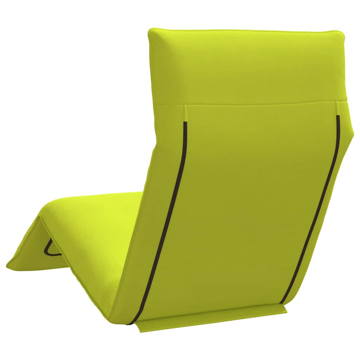 foldbar liggestol 175x54x8,5 cm oxfordstof lysegrøn