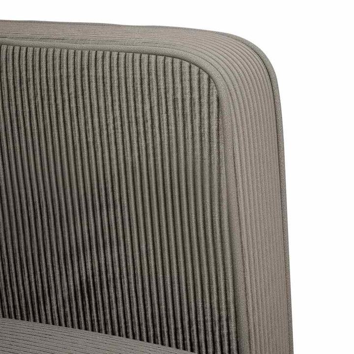 sofastol med armlæn 54 cm fløjlsstof lysegrå
