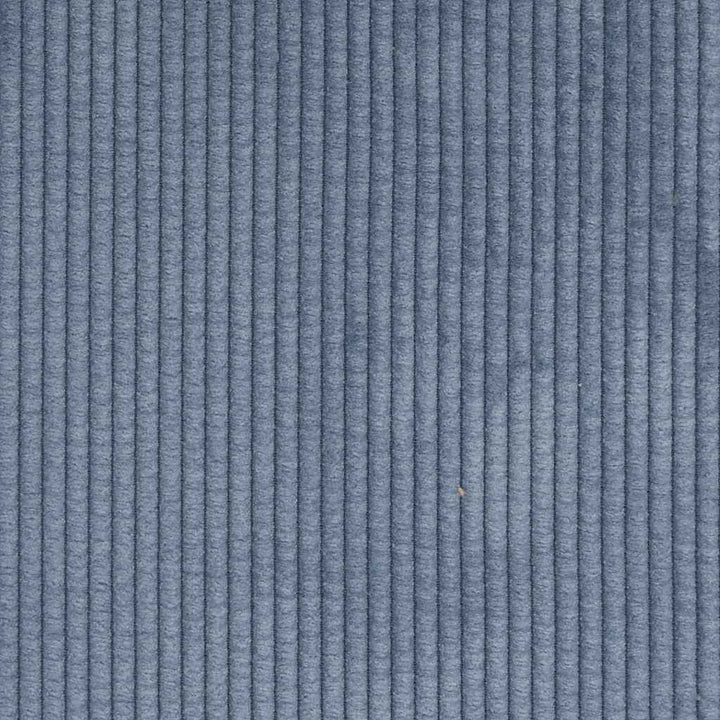 sofastol med armlæn 54 cm fløjlsstof blå