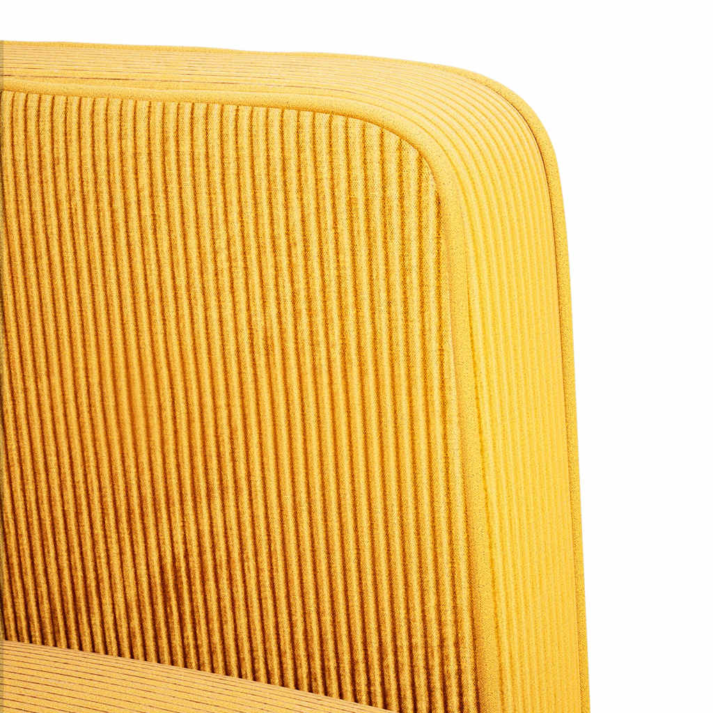 sofastol med armlæn 54 cm fløjlsstof lysegul