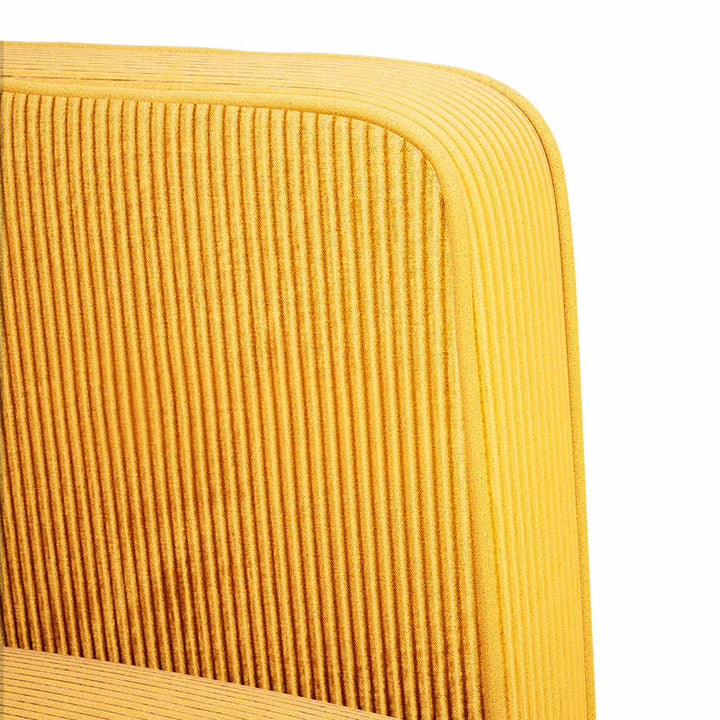 sofastol med armlæn 54 cm fløjlsstof lysegul