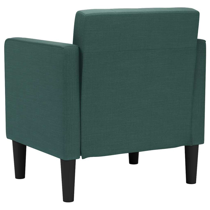 sofastol med armlæn 53 cm stof mørkegrøn
