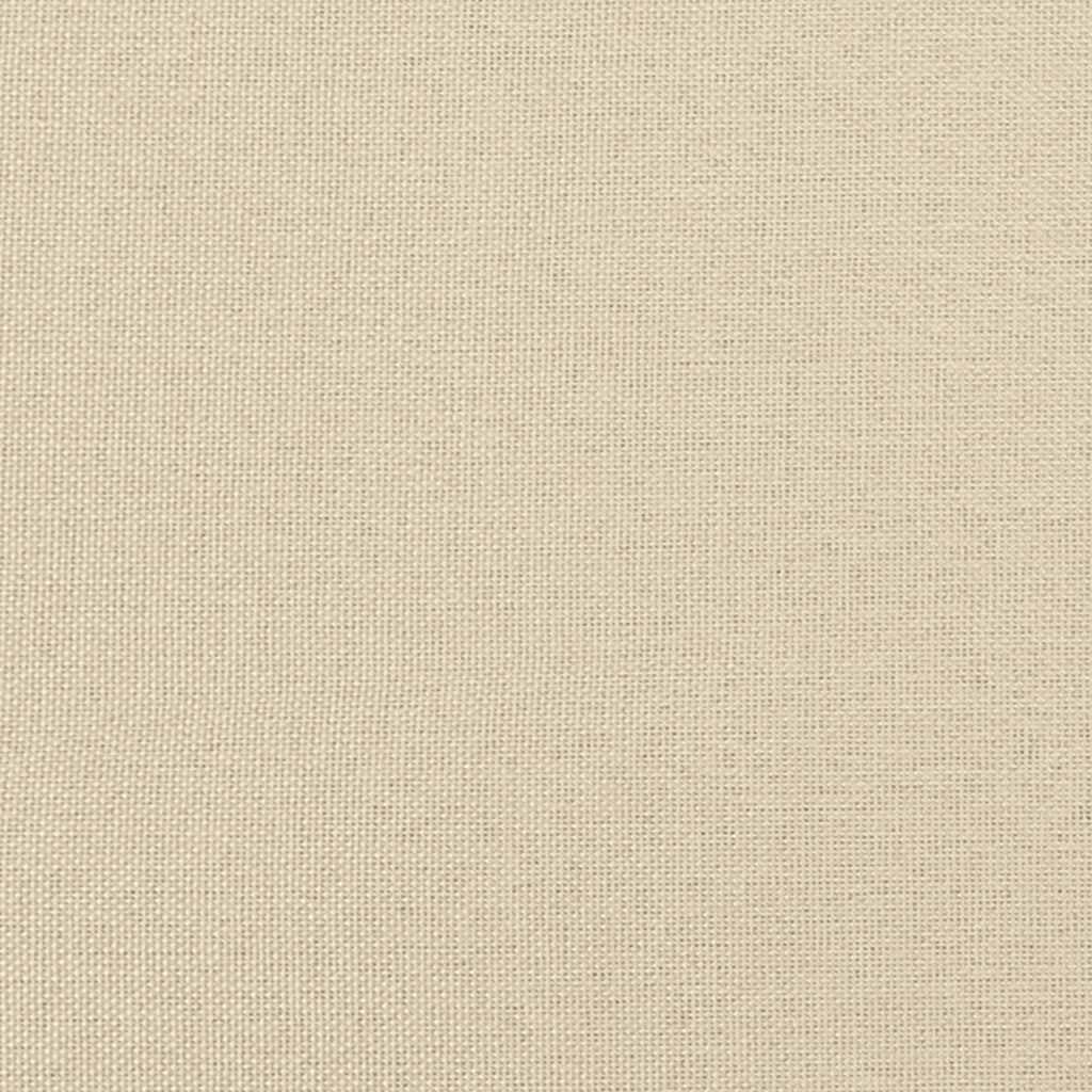 sofastol med armlæn 53 cm stof cremefarvet