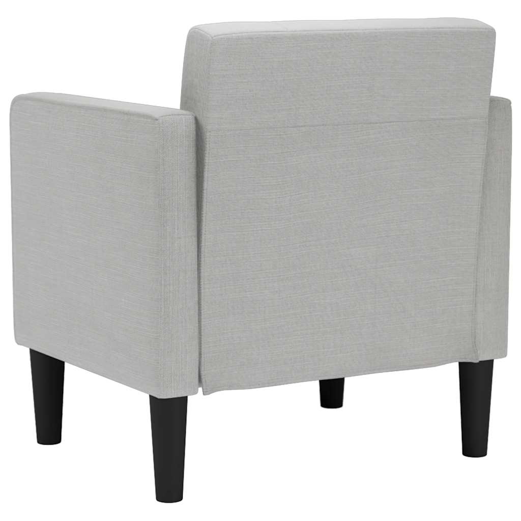sofastol med armlæn 53 cm stof skygrå