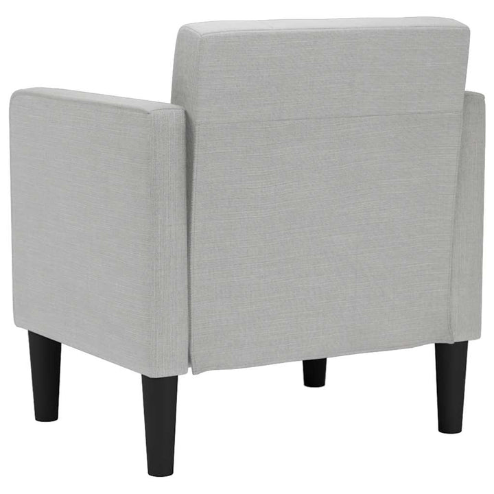 sofastol med armlæn 53 cm stof skygrå