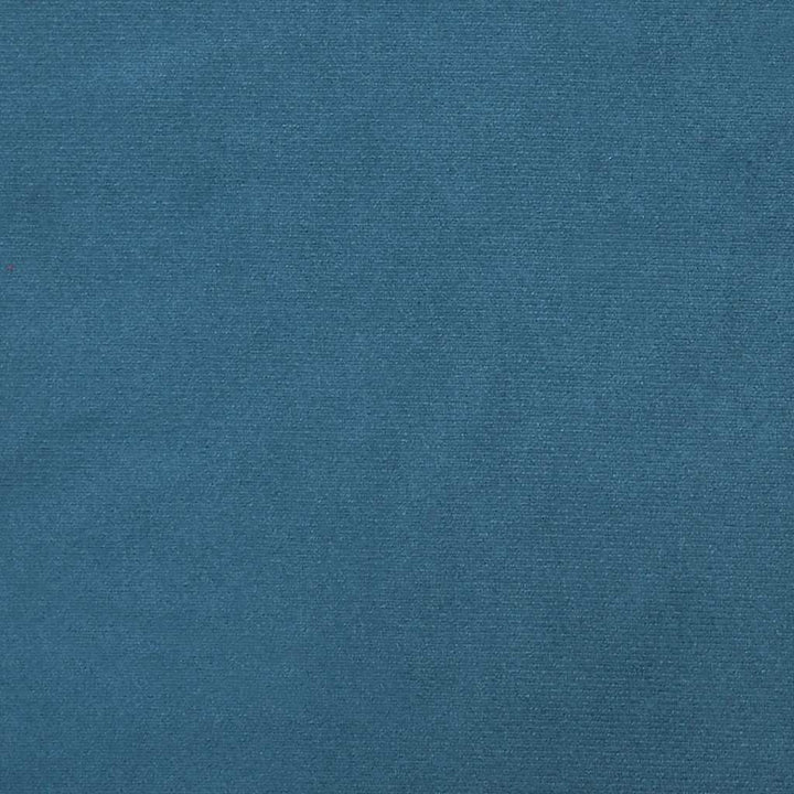 sofastol med armlæn 54 cm fløjl blå