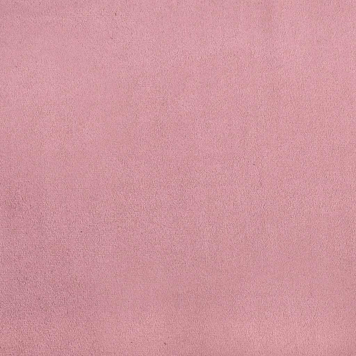 sofastol med armlæn 54 cm fløjl lyserød