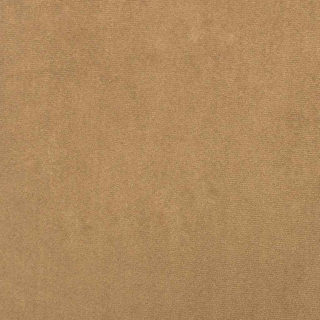 sofastol med armlæn 55 cm fløjl brun