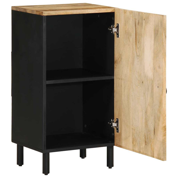 skænk 40x33,5x75 cm massivt ru mangotræ