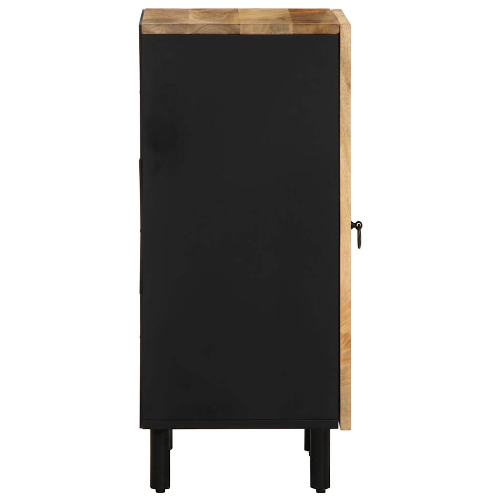 skænk 40x33,5x75 cm massivt ru mangotræ
