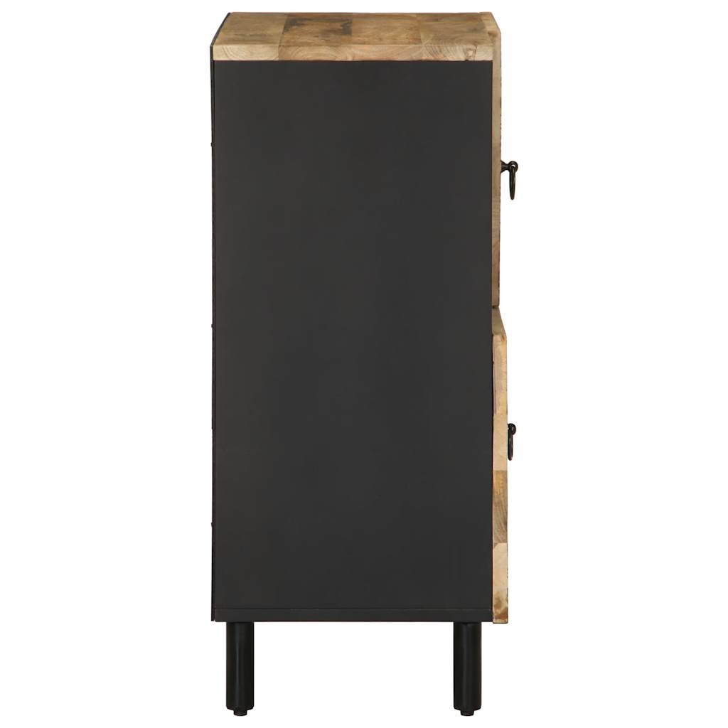 skænk 80x33,5x75 cm massivt ru mangotræ