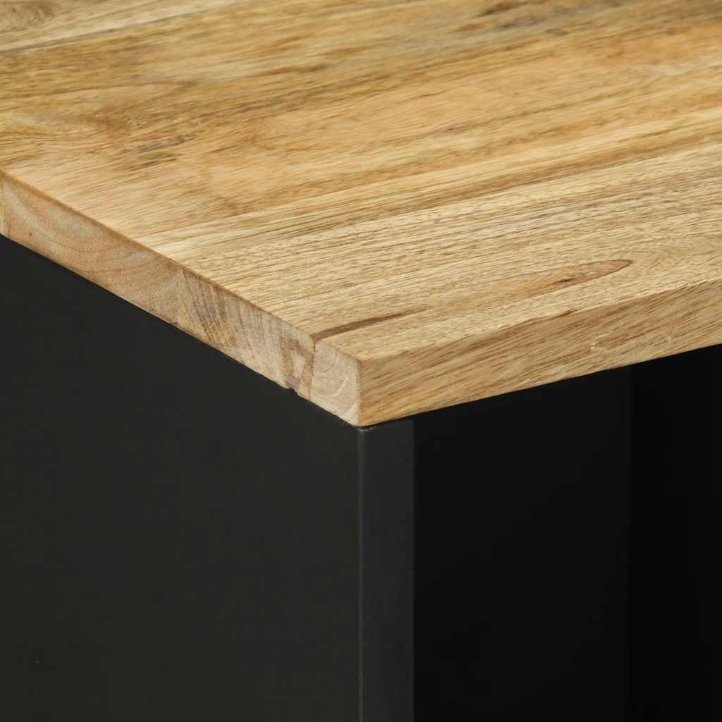 skænk 80x33,5x75 cm massivt ru mangotræ