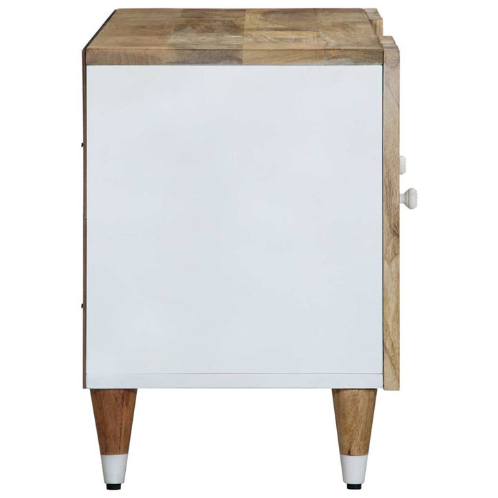 tv-bord 105x33,5x46 cm massivt mangotræ