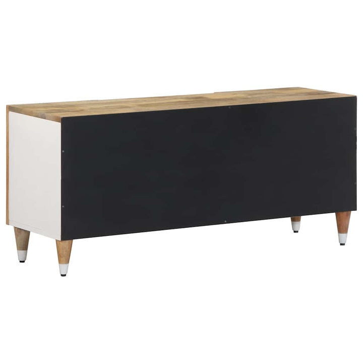 tv-bord 105x33,5x46 cm massivt mangotræ