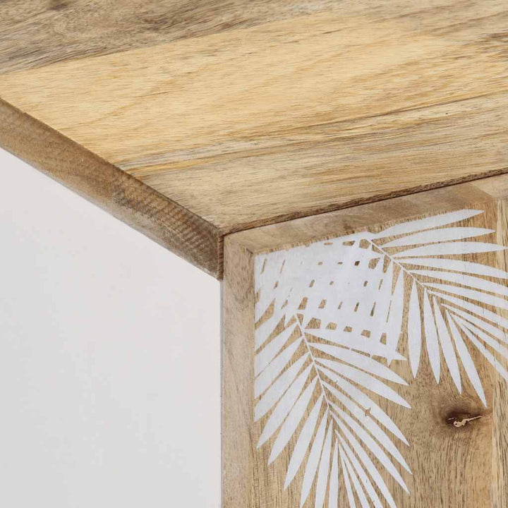 tv-bord 105x33,5x46 cm massivt mangotræ