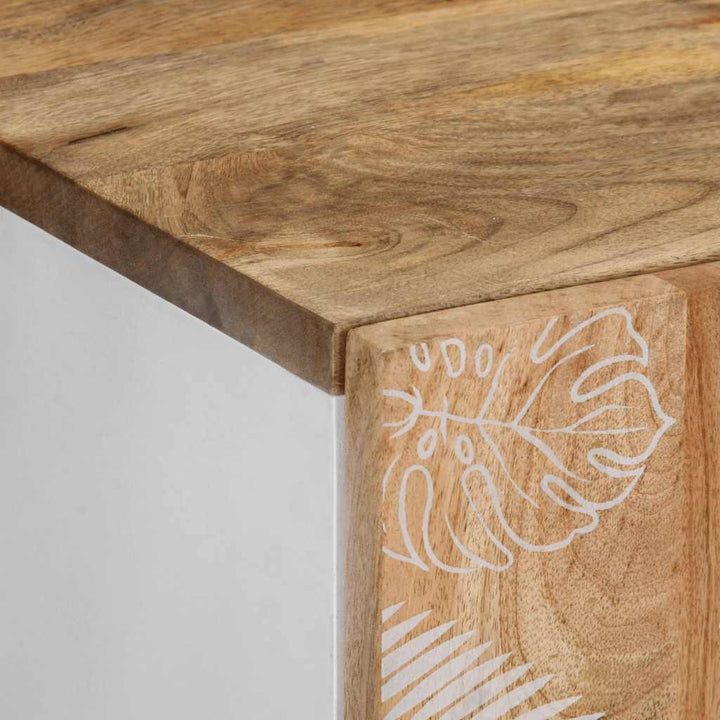 skænk 60x33,5x75 cm massivt mangotræ