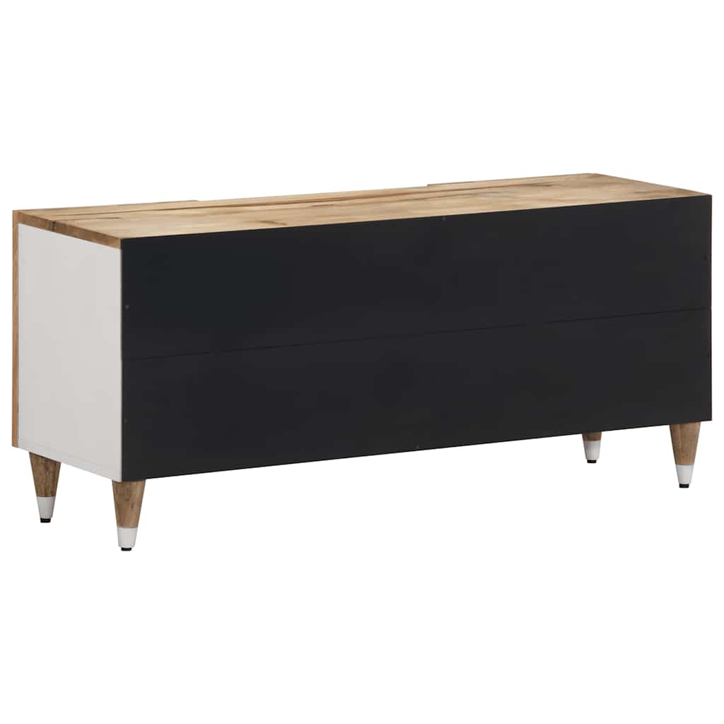 tv-bord 105x33,5x46 cm massivt mangotræ