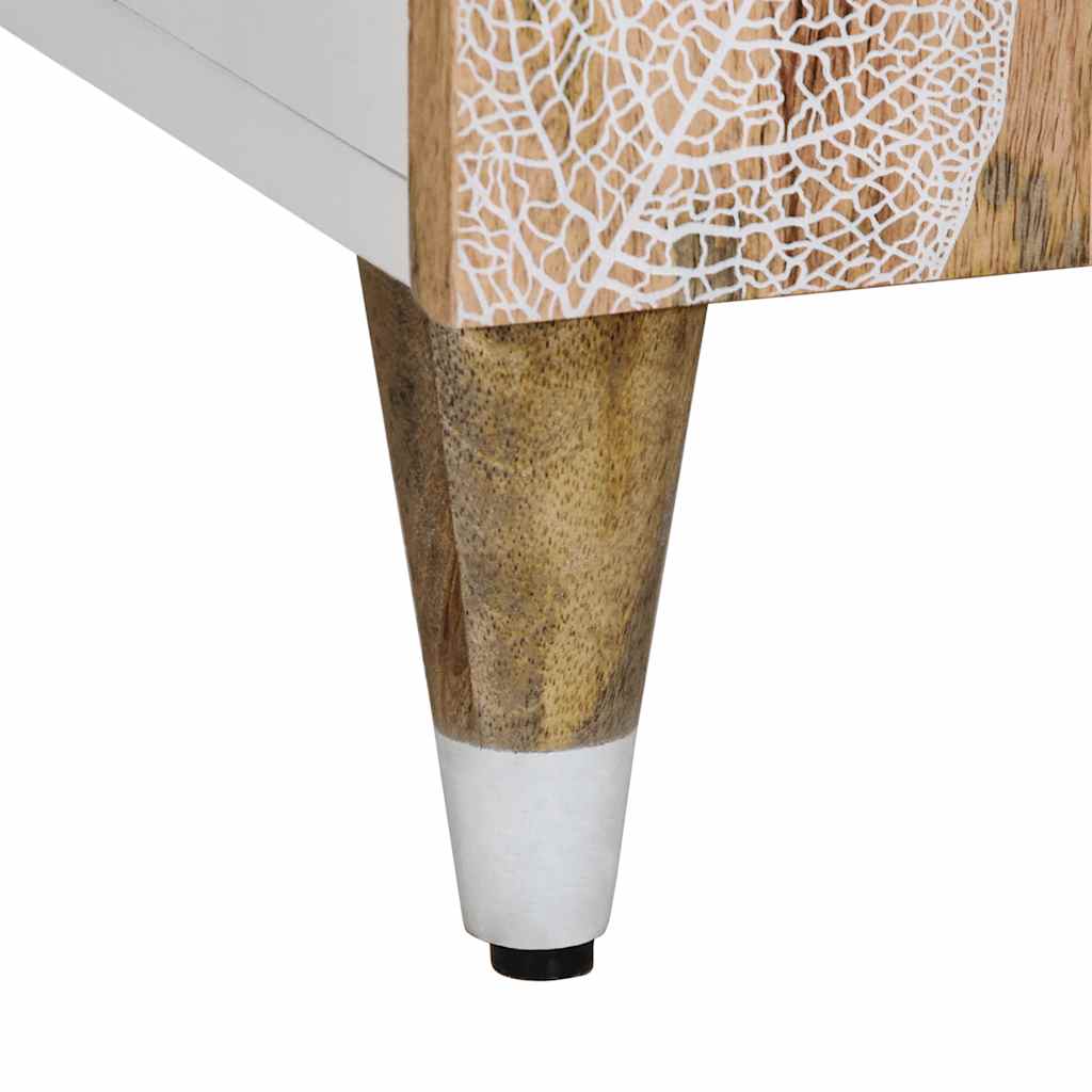 tv-bord 105x33,5x46 cm massivt mangotræ