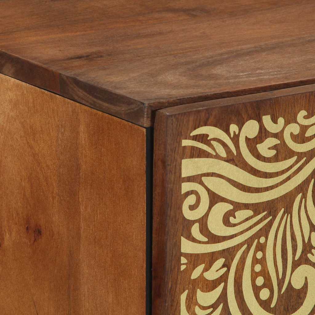Sideboard Brun 60 x 33.5 x 75 cm Massivt mangotræ