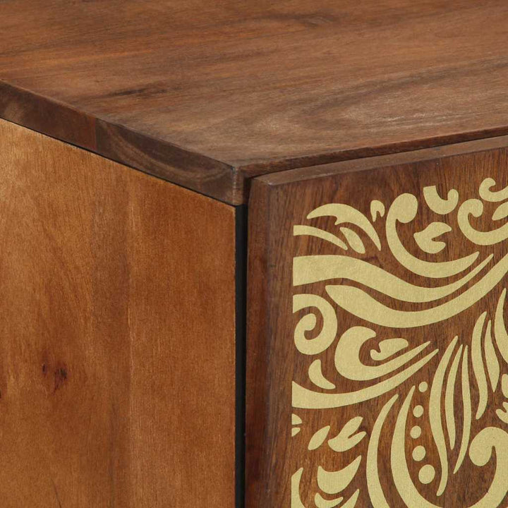 Sideboard Brun 60 x 33.5 x 75 cm Massivt mangotræ
