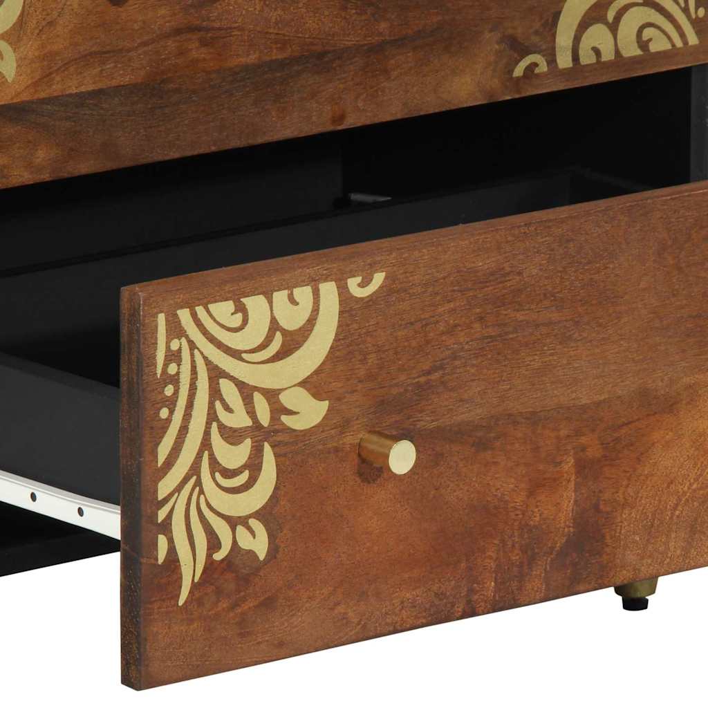 Sideboard Brun 60 x 33.5 x 75 cm Massivt mangotræ