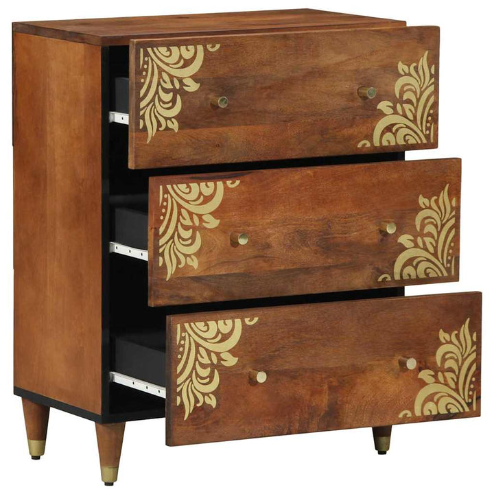 Sideboard Brun 60 x 33.5 x 75 cm Massivt mangotræ