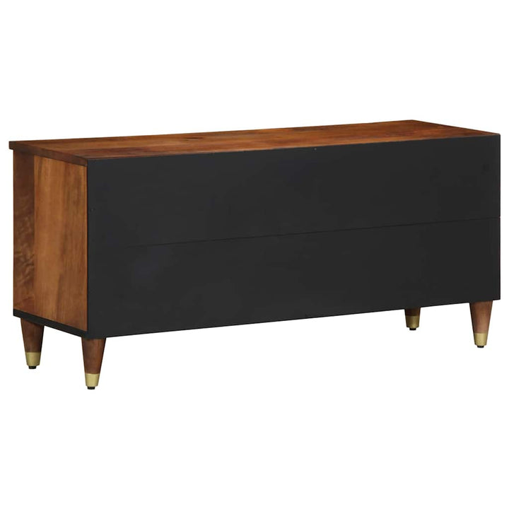 TV-skab med skuffe Brun 100 x 33.5 x 46 cm Massivt mangotræ